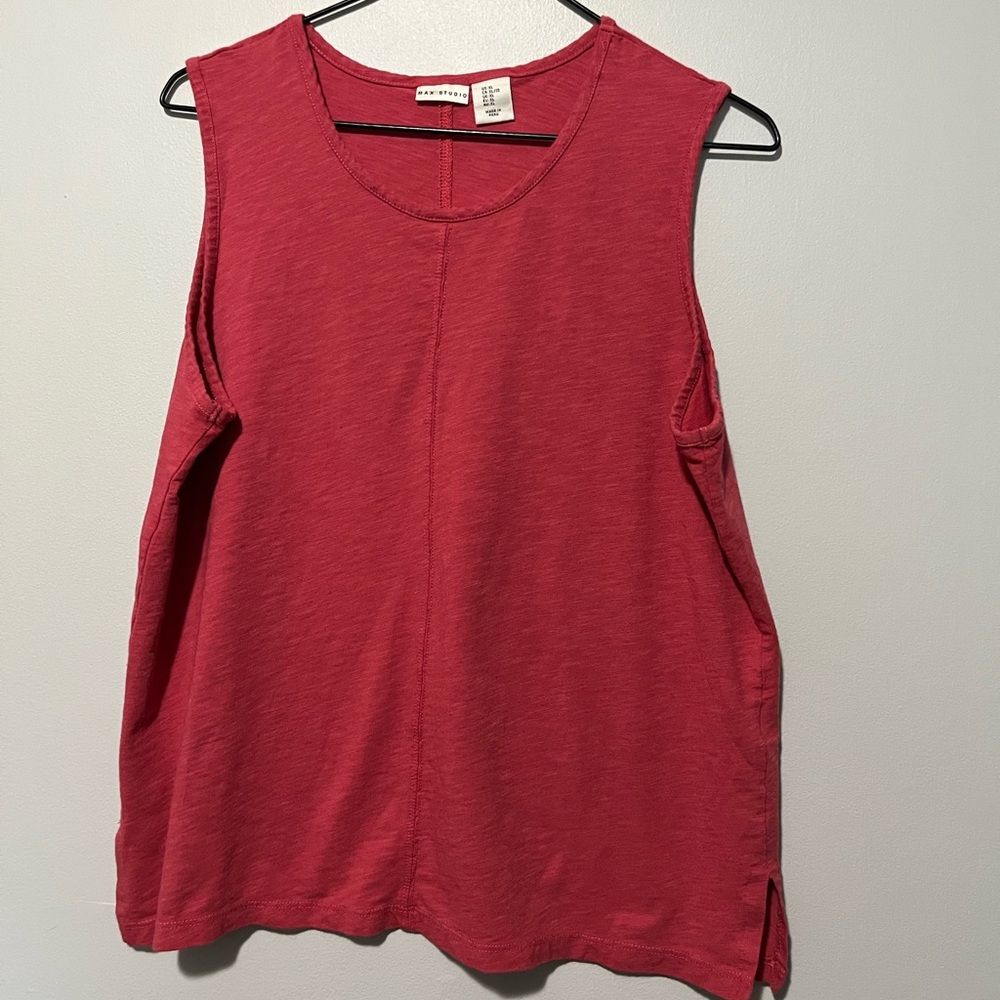 Max Studio XL Dark Red Tank Top